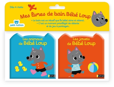 Livres bains Bébé Loup Les jouets de Bébé Loup/Les animaux de Bébé Loup (Jeunesse)