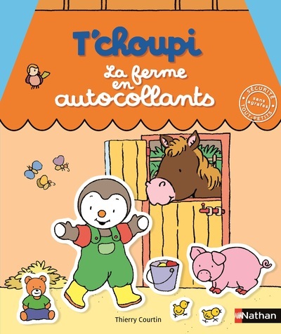 T'choupi la ferme en autocollants (Jeunesse)