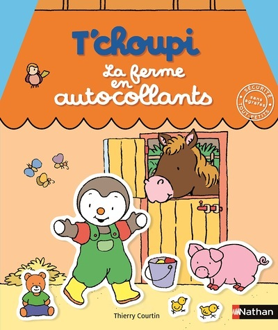 T'choupi la ferme en autocollants (Jeunesse)