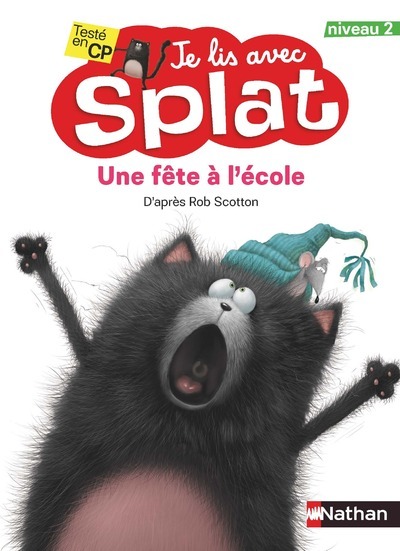 Je lis avec Splat : Une fête à l'école (Jeunesse)