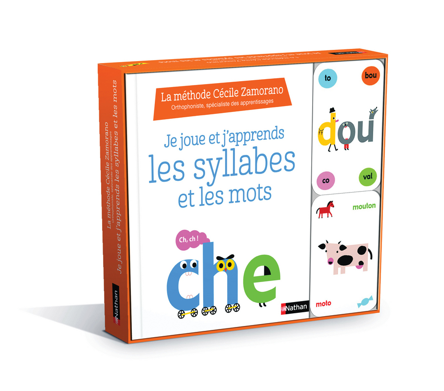 Coffret Je joue et j'apprends les syllabes et les mots - La méthode Cécile Zamorano (Coffret)