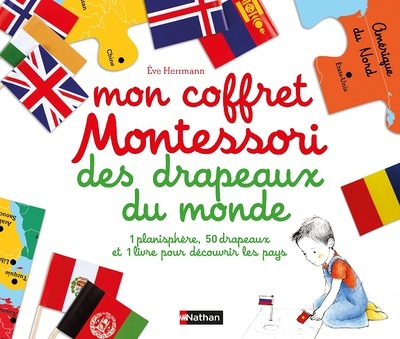 Mon coffret Montessori des drapeaux du monde (Coffret)
