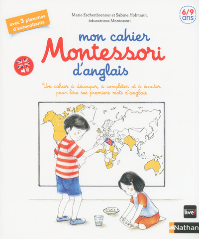 Mon cahier Montessori d'anglais 6/9 ans (Broché)
