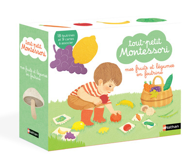 Coffret Fruits et légumes - Tout petit Montessori (Coffret)