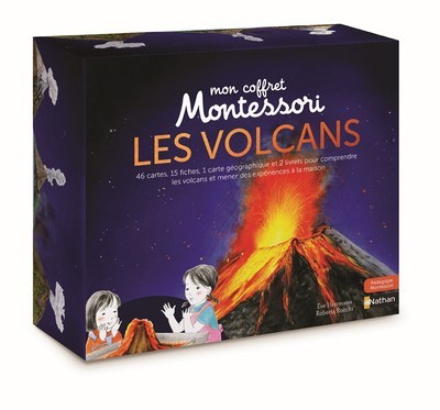 Mon coffret Montessori: Les volcans (Coffret)