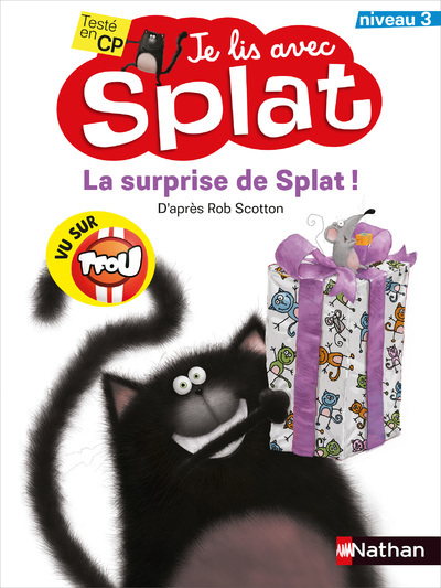 Je lis avec Splat: La surprise de Splat ! Niveau 3 (Broché)