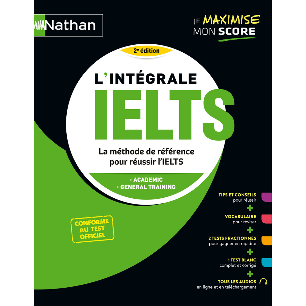 L'intégrale IELTS - 2e édition 2023 (Broché)