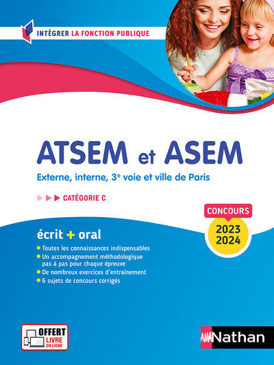 Concours ATSEM et ASEM 2023-2024 - Ecrit + Oral - N16 - Catégorie C - (IFP) (Broché)