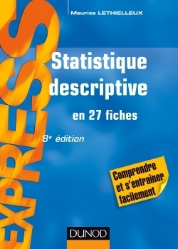 Statistique descriptive - 8e éd - en 27 fiches - en 27 fiches (Broché)