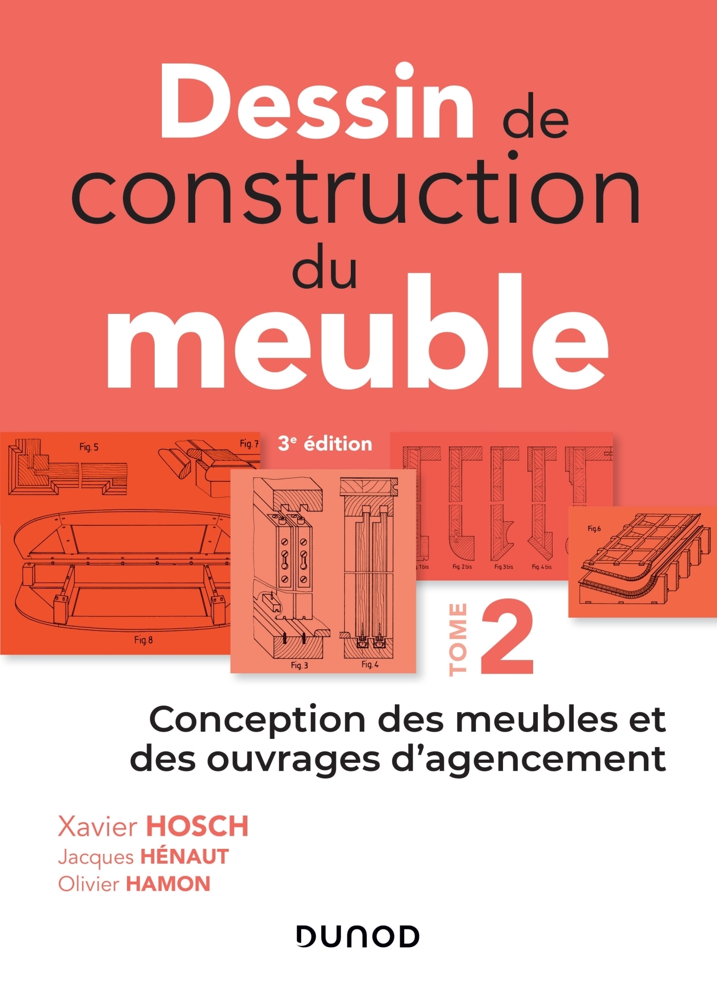 Dessin de construction du meuble - Tome 2 - Conception des meubles et des ouvrages d'agencement - Co