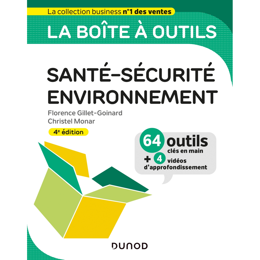 La boîte à outils Santé-Sécurité-Environnement - 4e éd. - 64 outils et méthodes (Broché)