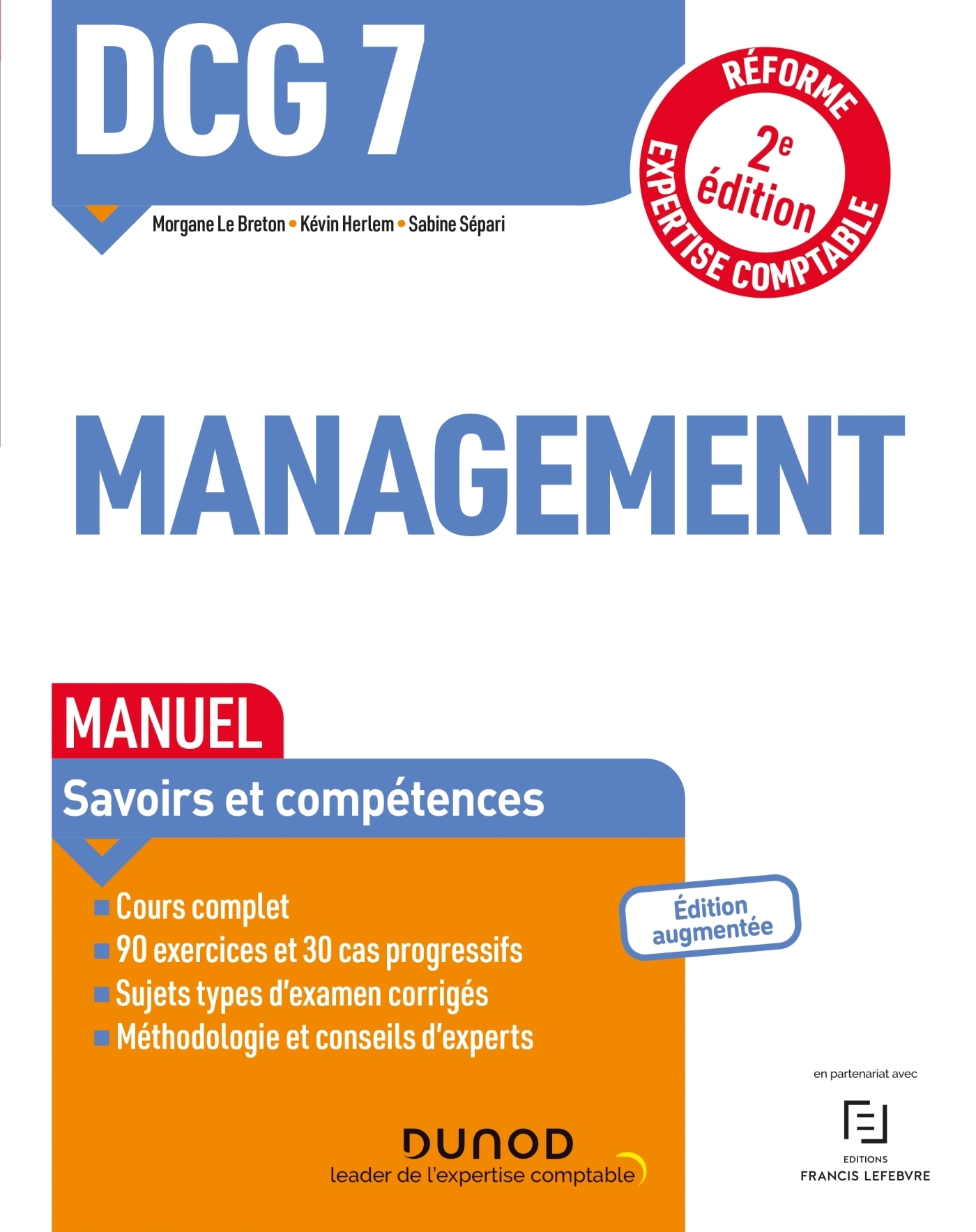 DCG 7 Management - Manuel - 2e éd. (Broché)