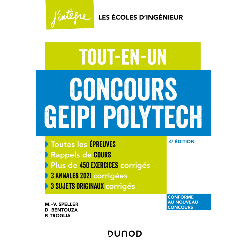 Concours Geipi Polytech - 4e éd. - Tout-en-un (Broché)