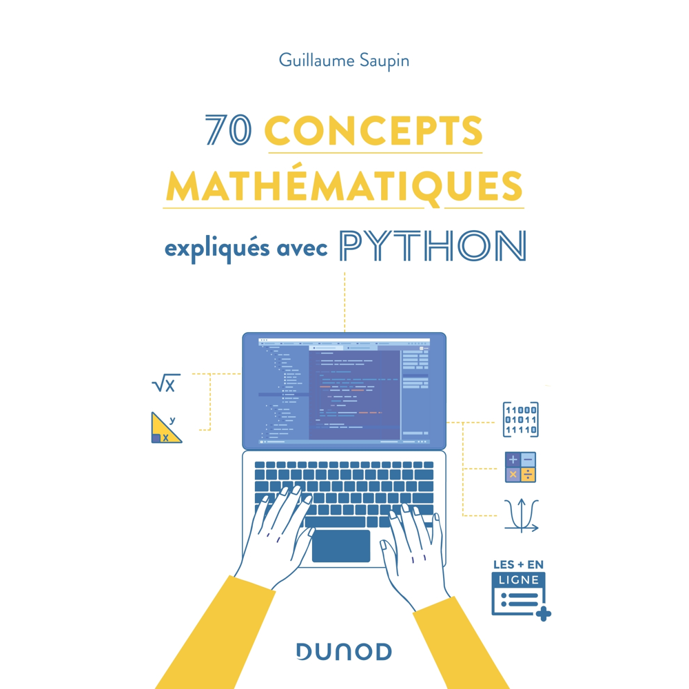 70 concepts mathématiques expliqués avec Python (Broché)