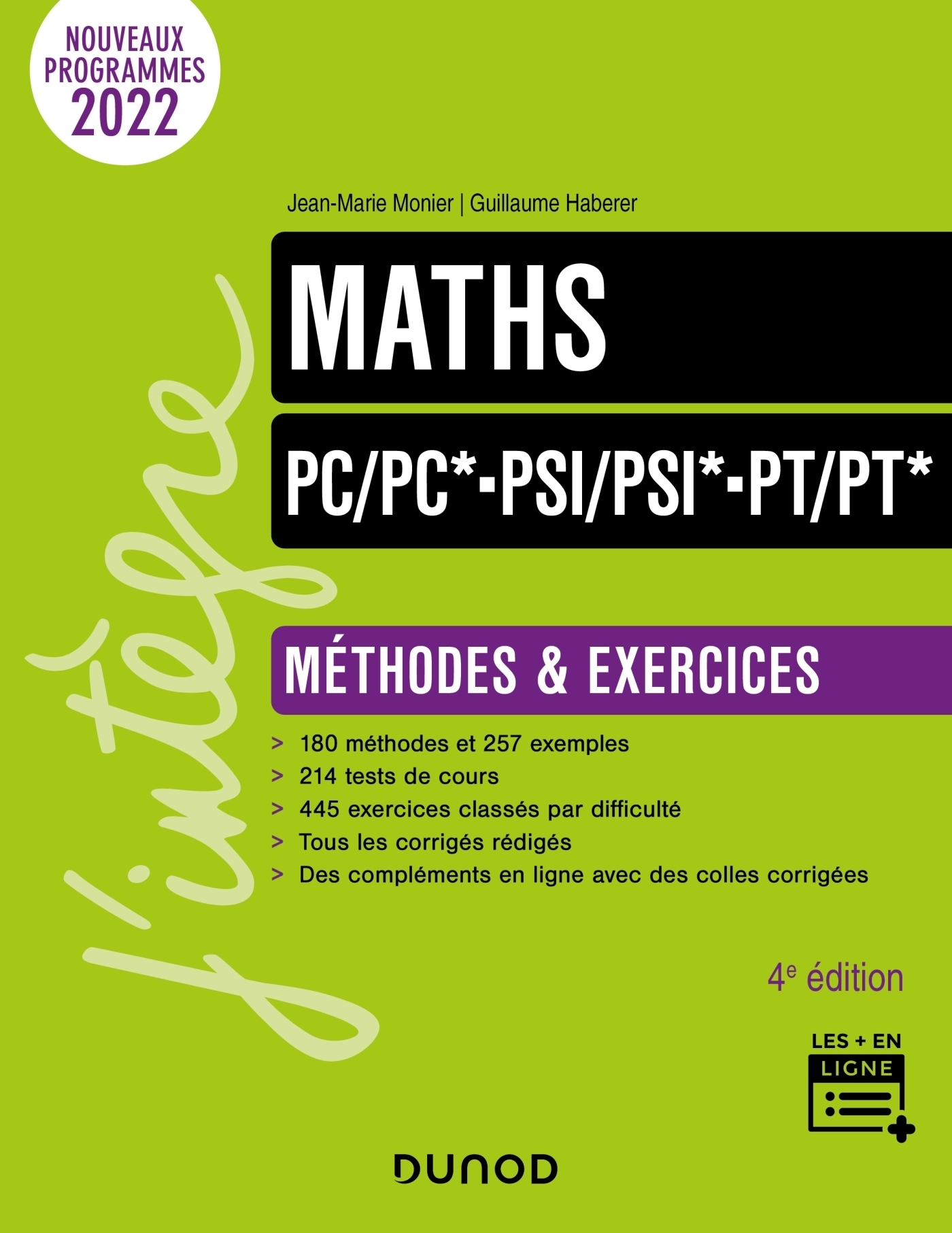 Maths Méthodes et Exercices PC/PC*-PSI/PSI*-PT/PT* - 4e éd. (Broché)