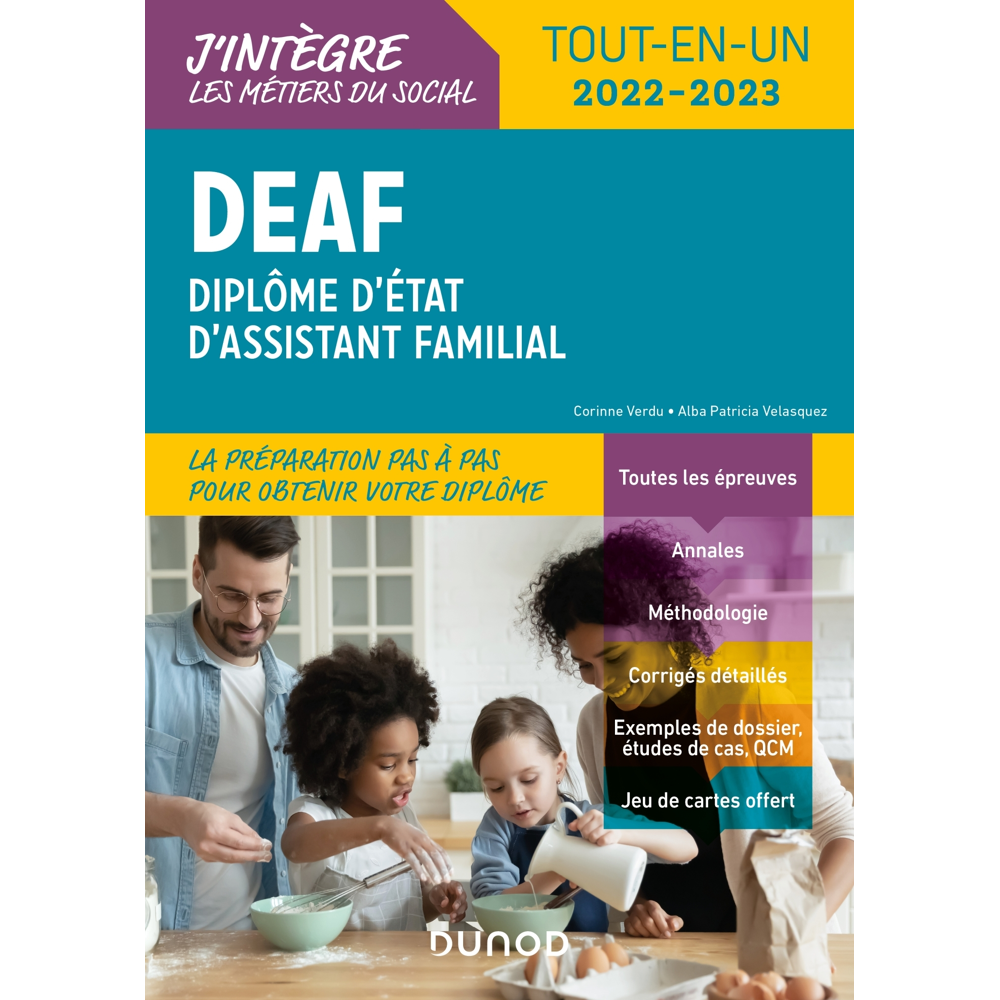 DEAF - Tout-en-un 2022-2023 - Diplôme d'État d'assistant familial (Broché)
