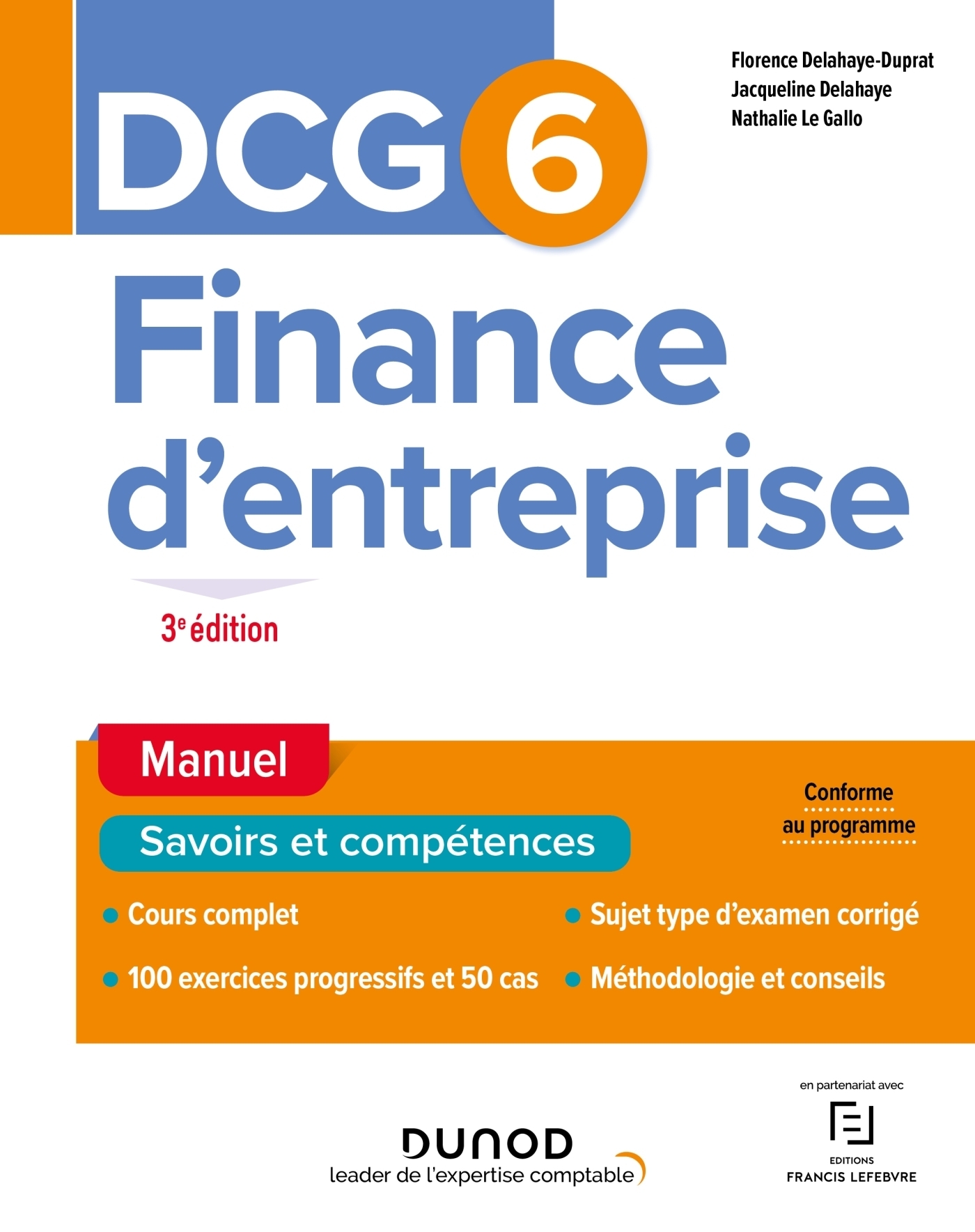 DCG 6 Finance d'entreprise - Manuel - 3e éd. (Broché)