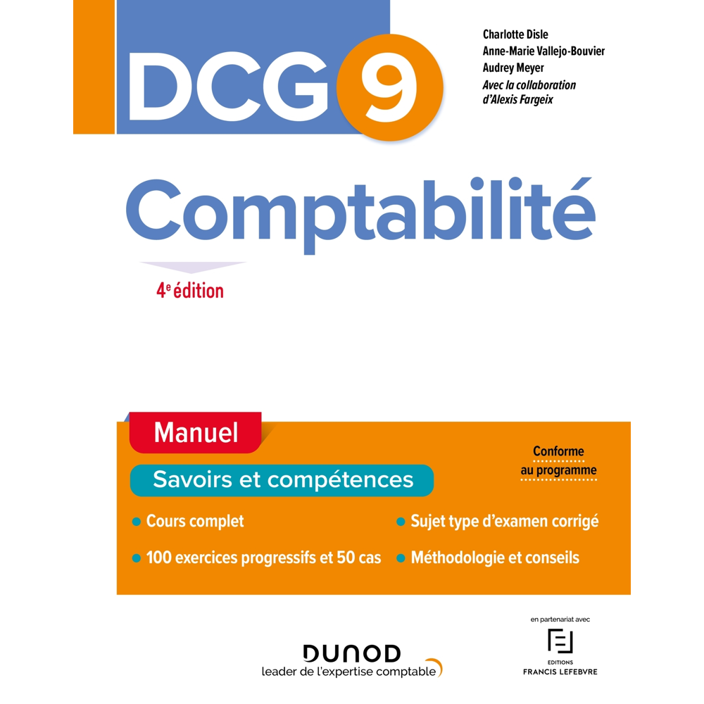 DCG 9 Comptabilité - Manuel 2022/2023 (Broché)