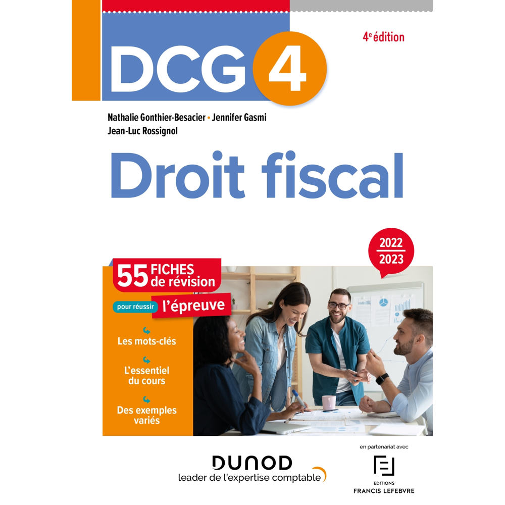 DCG 4 Droit fiscal - Fiches de révision - 2022-2023 - 2022-2023 (Broché)