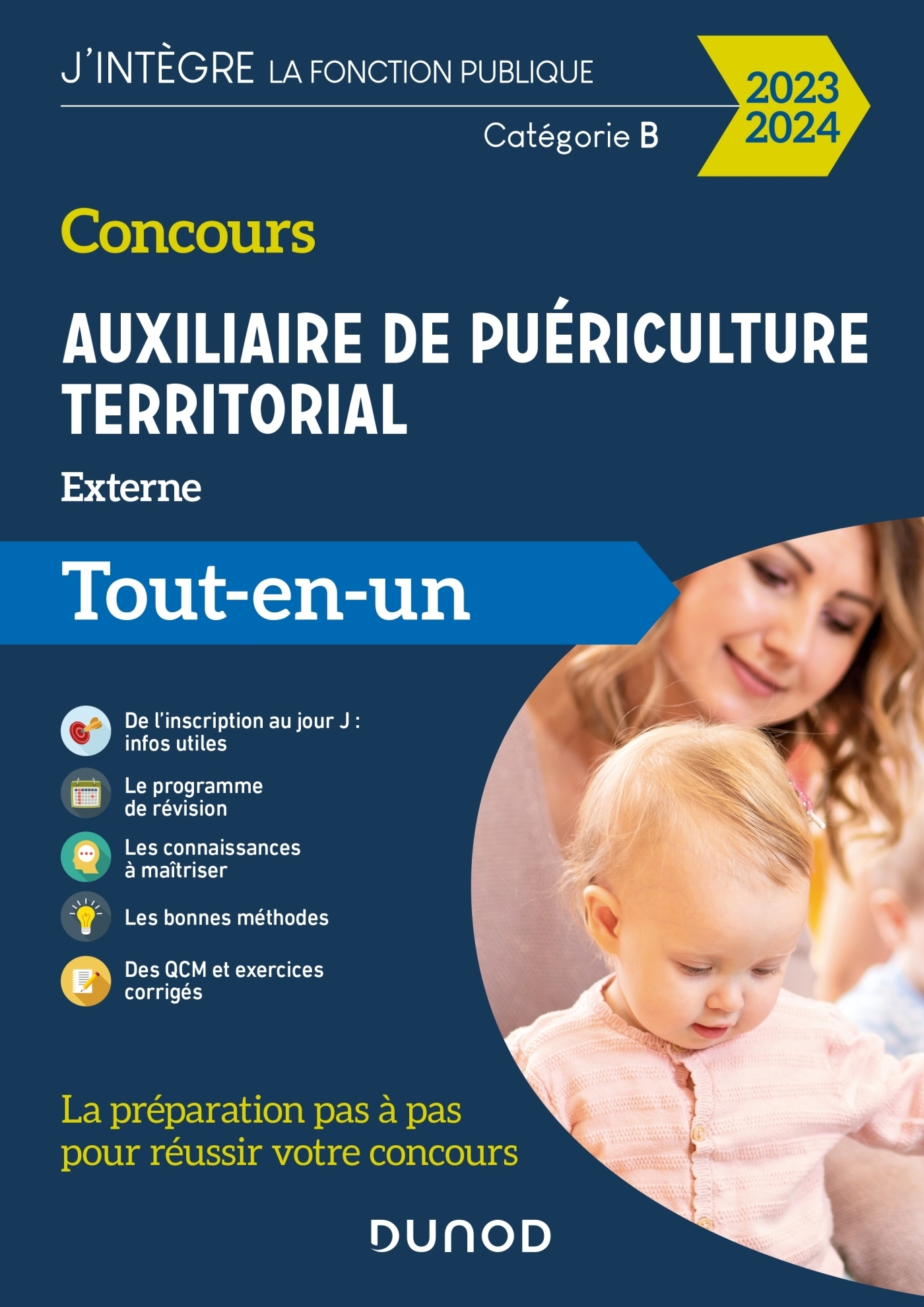 Concours Auxiliaire de puériculture territorial 2023-2024 - Tout-en-un (Broché)