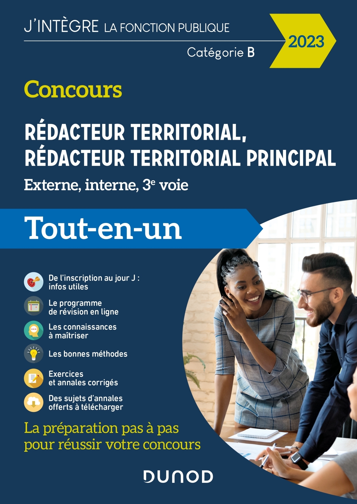 Concours Rédacteur territorial - 2023 - Externe, interne et 3e voie - Tout en un (Broché)