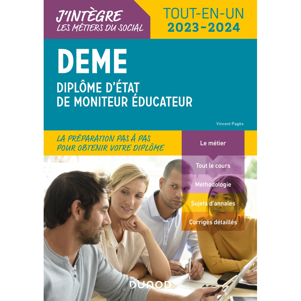 DEME - Diplôme d'État de Moniteur Éducateur - 2023-2024 - Tout-en-un (Broché)