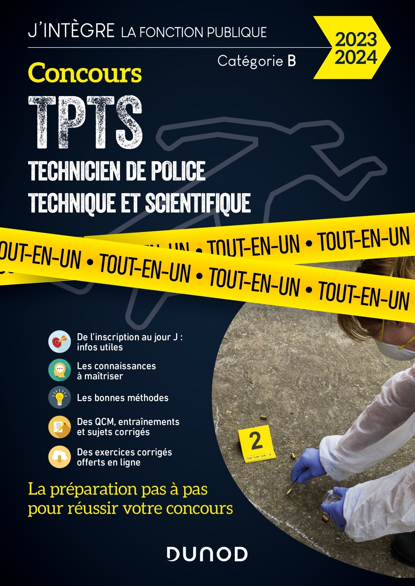 Concours TPTS - Technicien Police technique et scientifique - 2023-2024 - Tout-en-un (Broché)