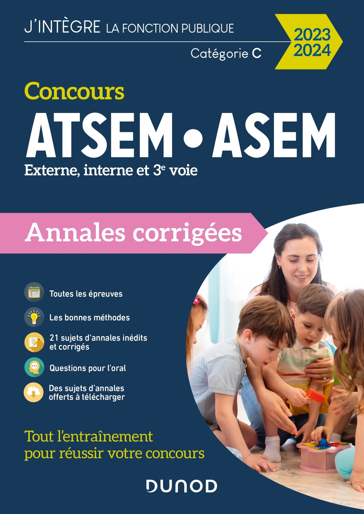 Concours ATSEM/ASEM - Annales corrigées - 2023-2024 - Annales corrigées 2023-2024 (Broché)