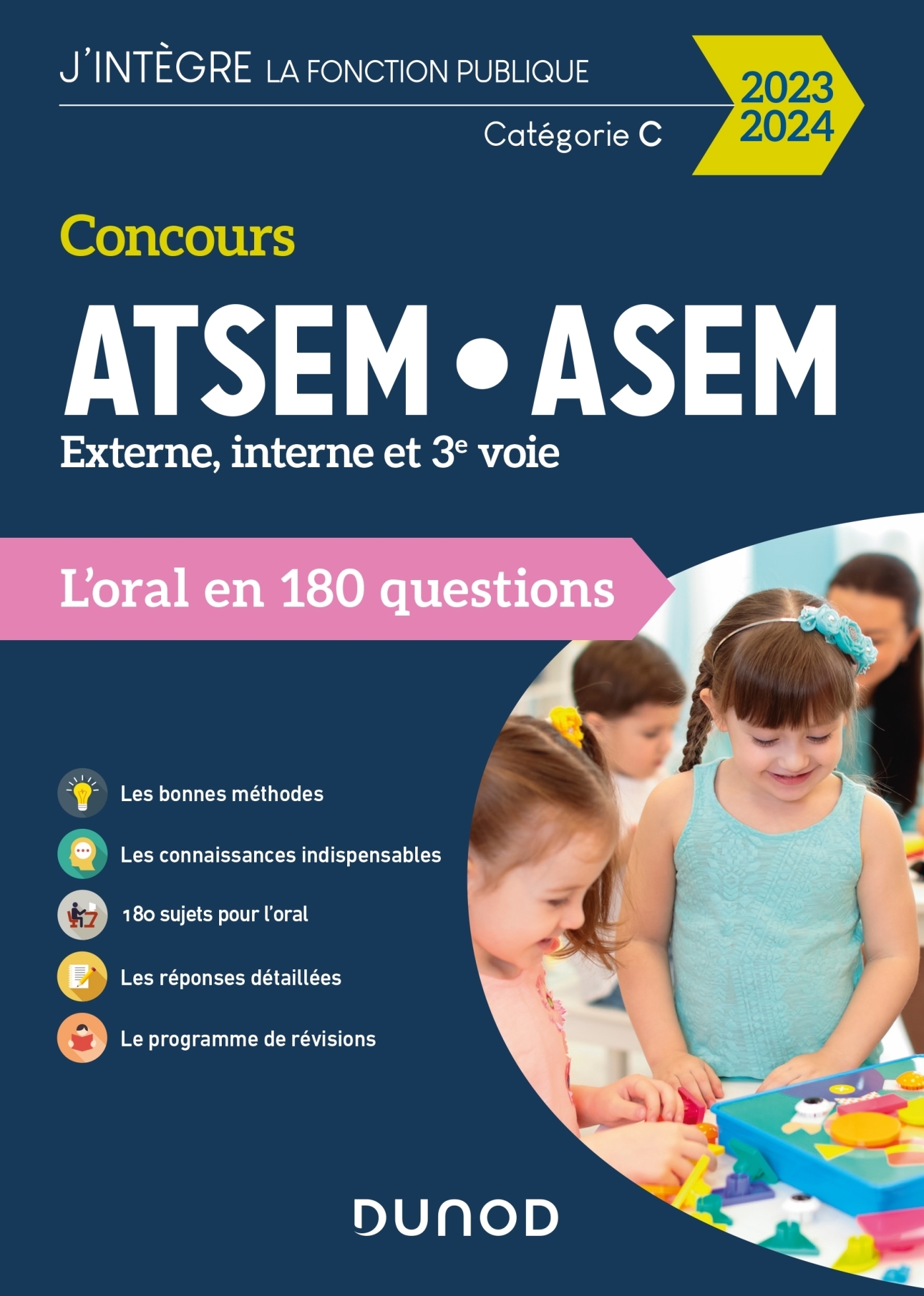 Concours ATSEM/ASEM 2023/2024 - L'oral en 180 questions (Broché)