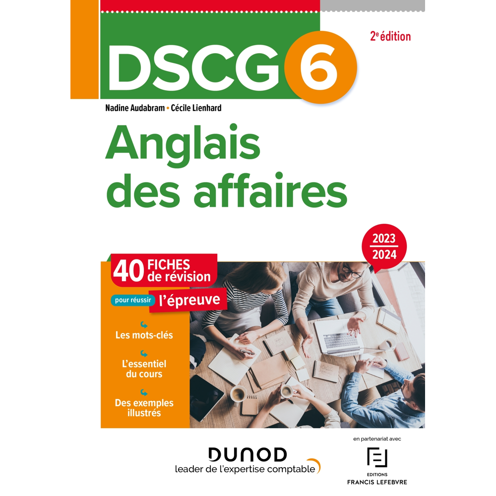 DSCG 6 - Anglais des affaires - Fiches 2023-2024 - Fiches de révision 2023-2024 (Broché)