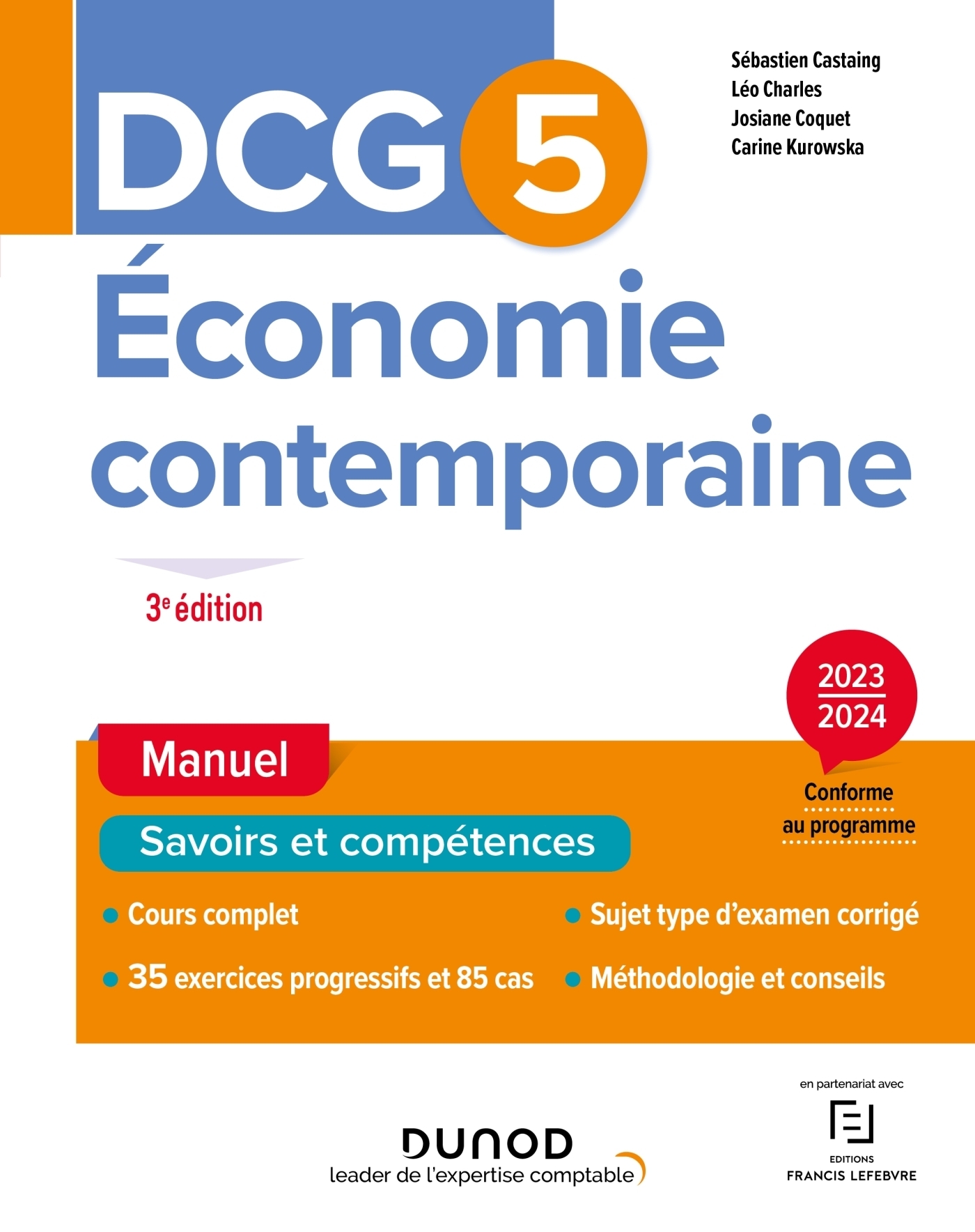 DCG 5 - Economie contemporaine - Manuel - 3e éd (Broché)