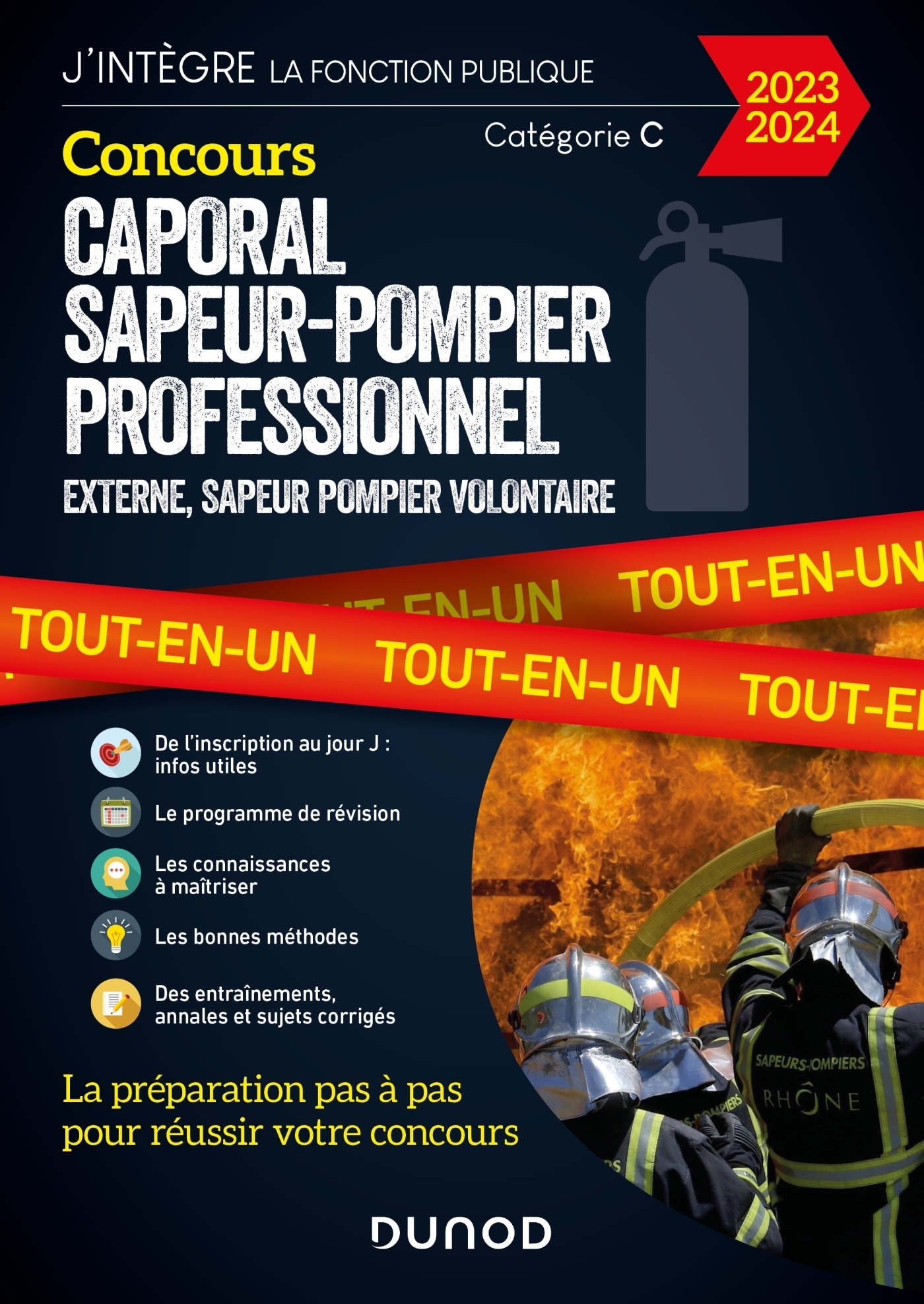 Concours Caporal sapeur-pompier professionnel 2023/2024 - Tout-en-un (Broché)
