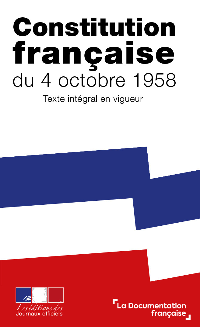 Constitution française du 4 octobre 1958 (Broché)