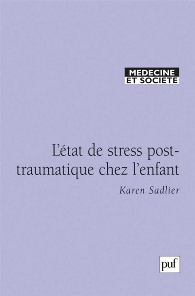 L'état de stress post-traumatique chez l'enfant (Poche)
