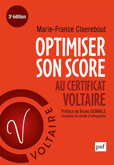 Optimiser son score au Certificat Voltaire (Broché)