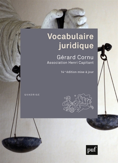 Vocabulaire juridique - Association Henri Capitant (Poche)