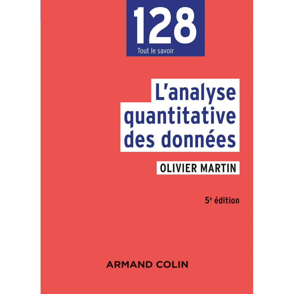 L'analyse quantitative des données - 5e éd. (Broché)