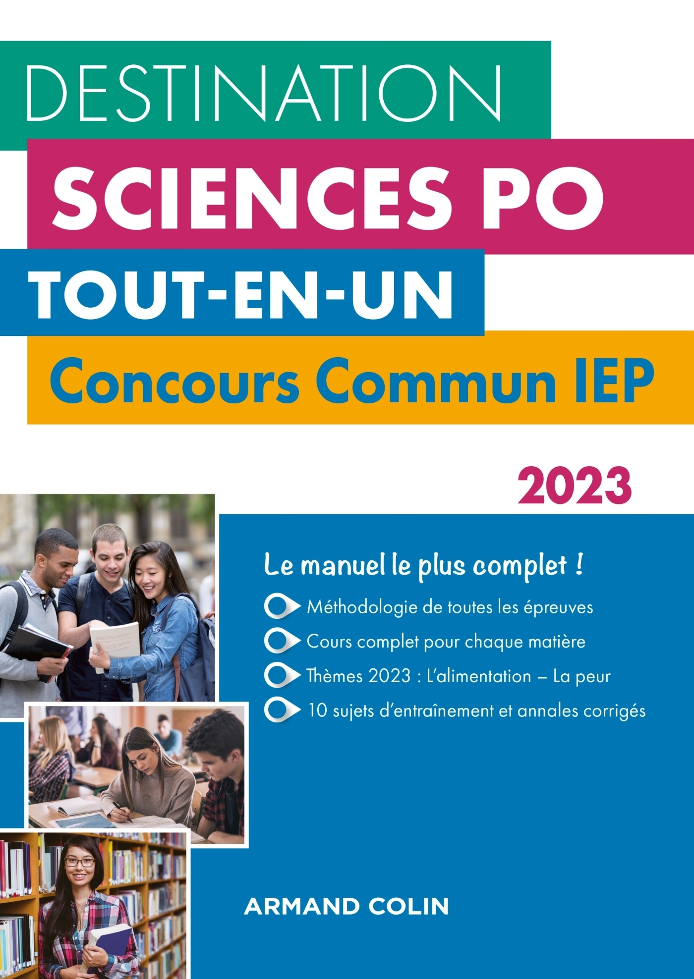Destination Sciences Po - Concours commun IEP 2023 - Tout-en-un (Broché)