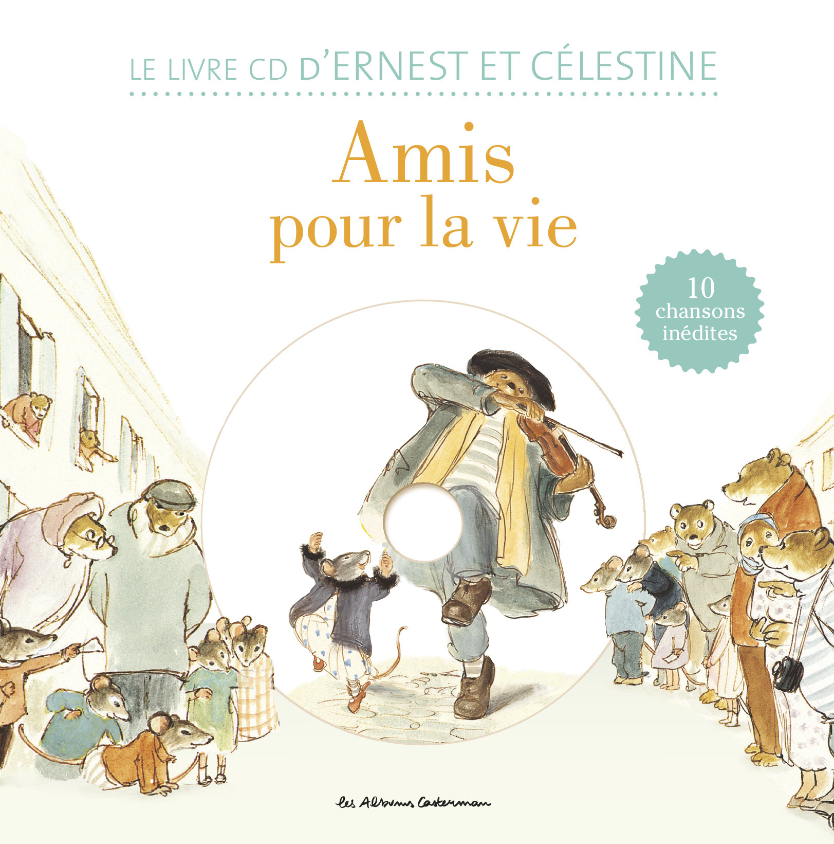 Ernest et Célestine - Amis pour la vie - Livre CD (Livre lu)