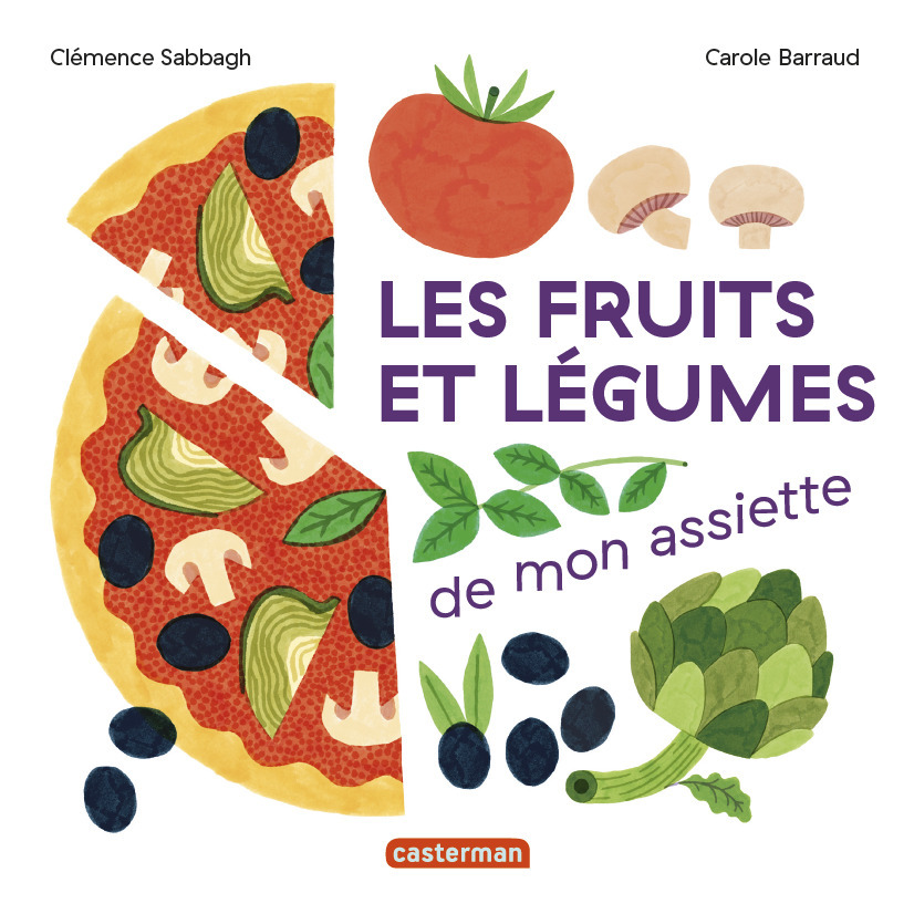 Mes imagiers tout carrés - Les fruits et légumes de mon assiette (Cartonné)