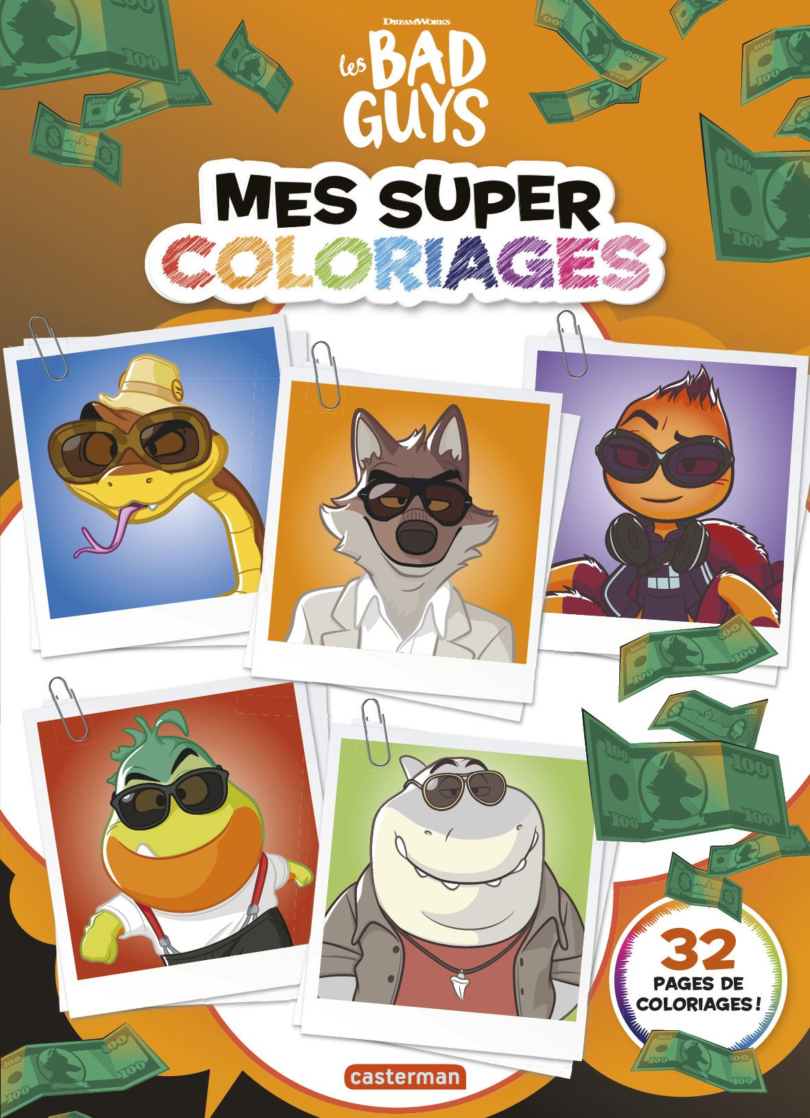 Les bad guys - Mes super coloriages (Broché)