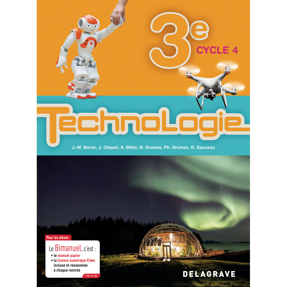 Technologie 3e (2017) - Manuel élève (Relié)