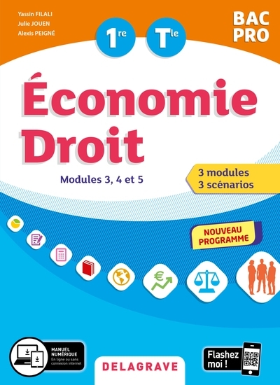 Économie-Droit 1re, Tle Bac Pro (2020) - Pochette élève (Pochette)