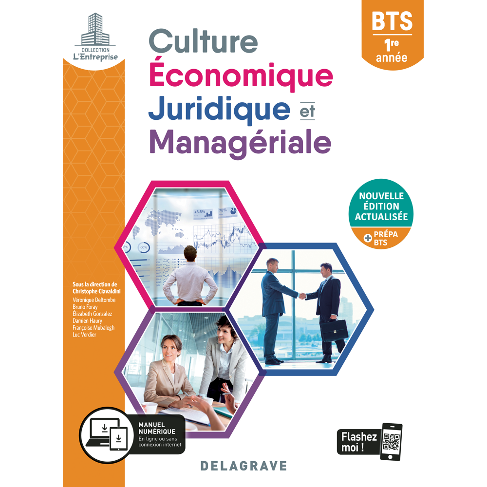 Culture économique, juridique et managériale (CEJM) 1re année BTS (2020) - Poc (Broché)