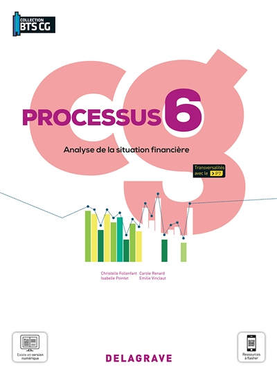 Processus 6 - Analyse de la situation financière BTS Comptabilité Gestion (CG) (Pochette)