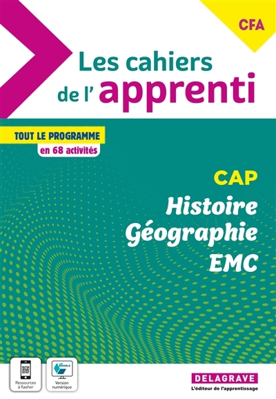 Histoire géographie EMC : CAP, CFA : tout le programme en 68 activités (Pochette)
