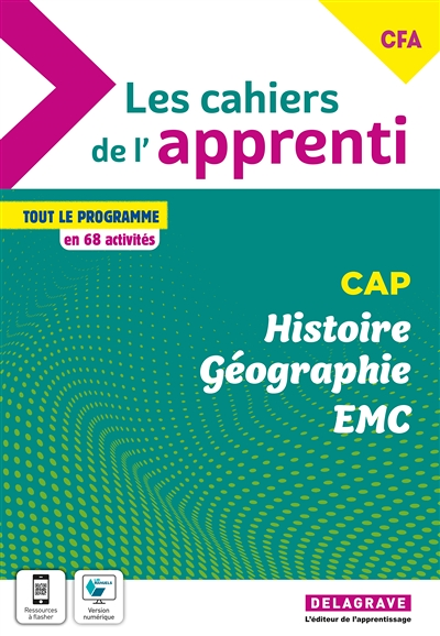 Histoire géographie EMC : CAP, CFA : tout le programme en 68 activités (Pochette)