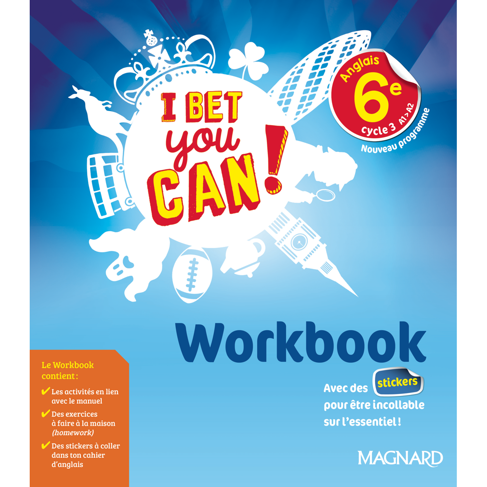 I Bet You Can! Anglais 6e (2017) - Workbook (Broché)