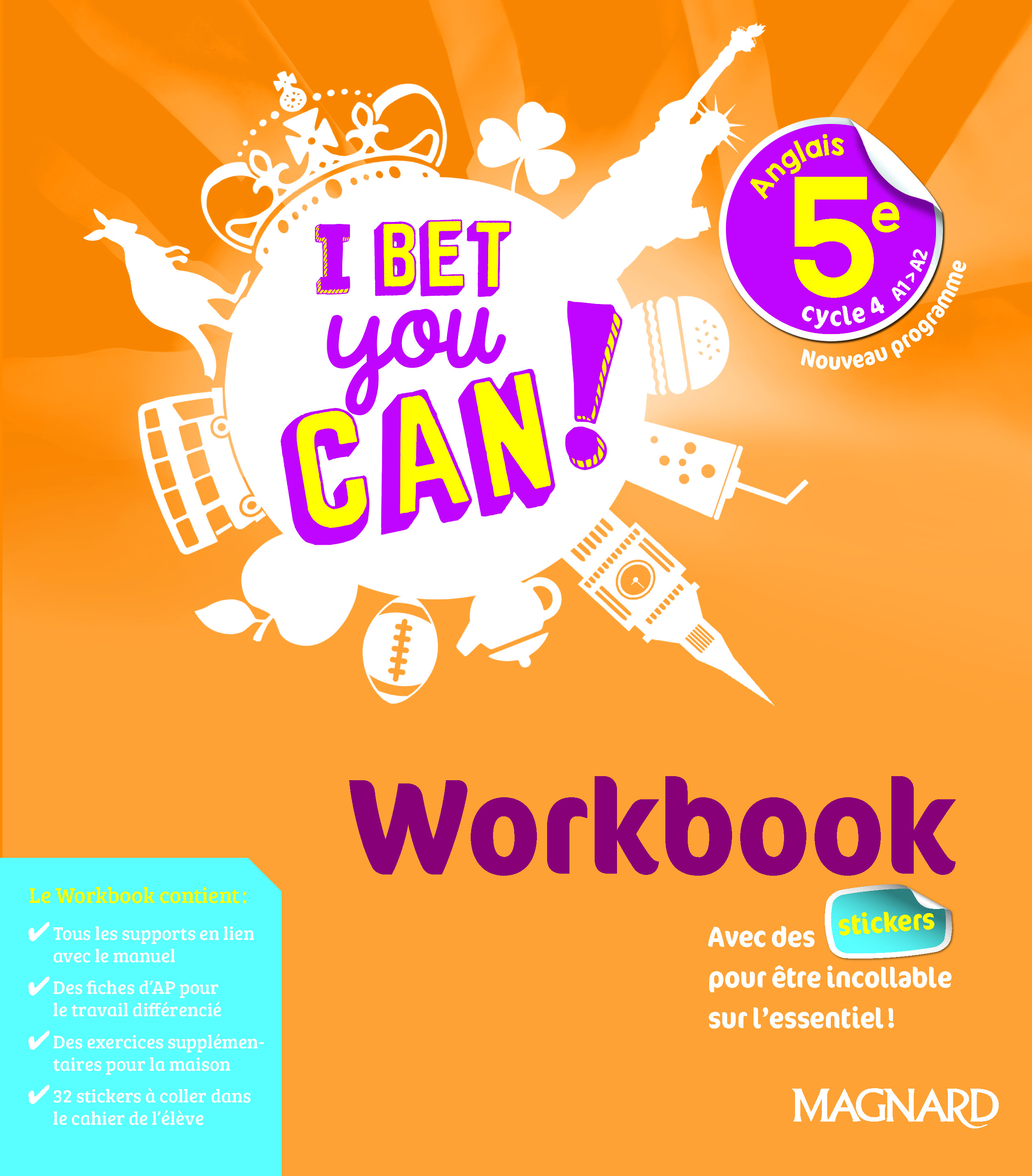 I Bet You Can! Anglais 5e (2018) - Workbook (Broché)