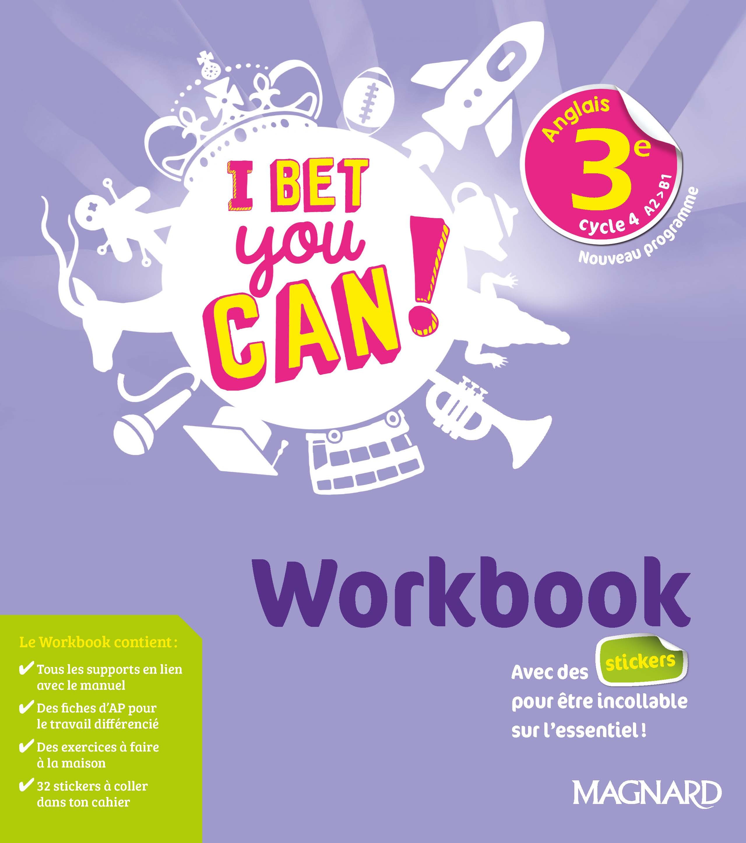 I Bet You Can! Anglais 3e (2020) - Workbook (Broché)
